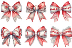 Baseball Mom Coquette Bow Clipart Bundle - CraftNest - Digital Crafting and Art