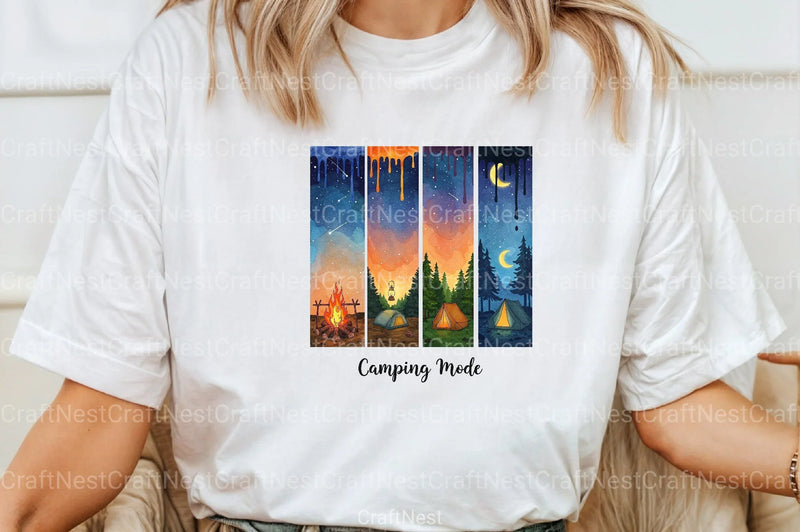 Camping Brushstroke Clipart Bundle 3 - CraftNest - Digital Crafting and Art