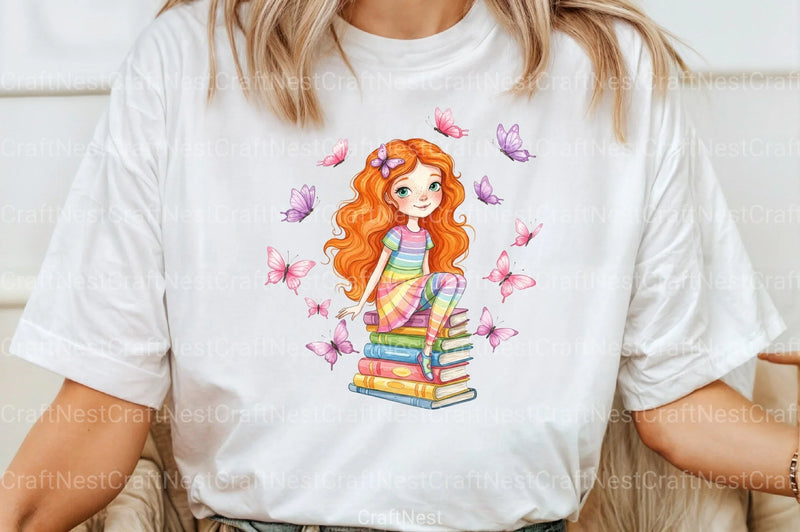 Quirky Book Lover Clipart Bundle - CraftNest - Digital Crafting and Art