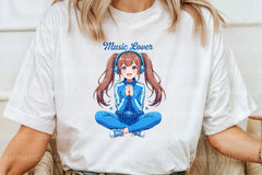 Music Lover Girl Headphones Clipart Bundle - CraftNest - Digital Crafting and Art