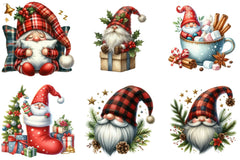 Cozy Christmas Gnomes Clipart Bundle - CraftNest - Digital Crafting and Art