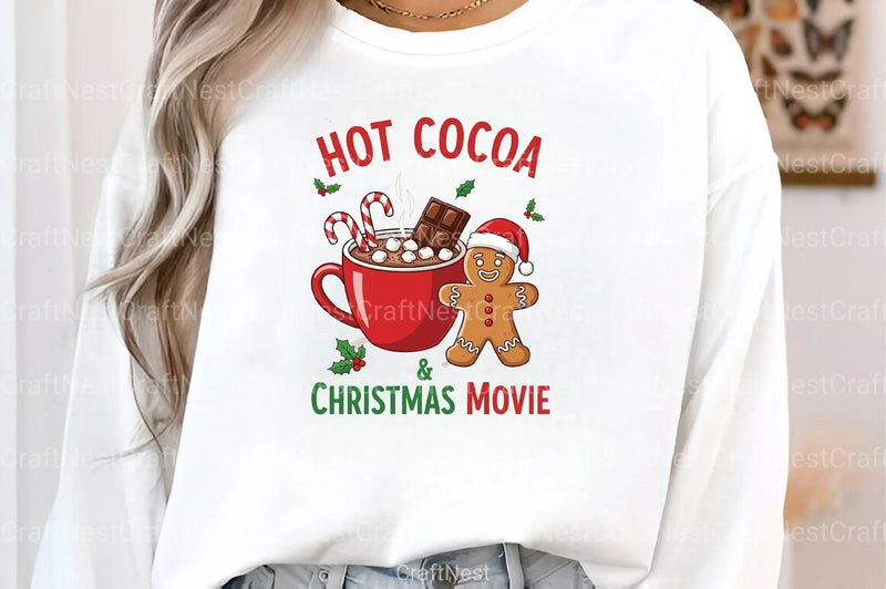 Hot Cocoa & Christmas Movie Clipart Bundle - CraftNest - Digital Crafting and Art