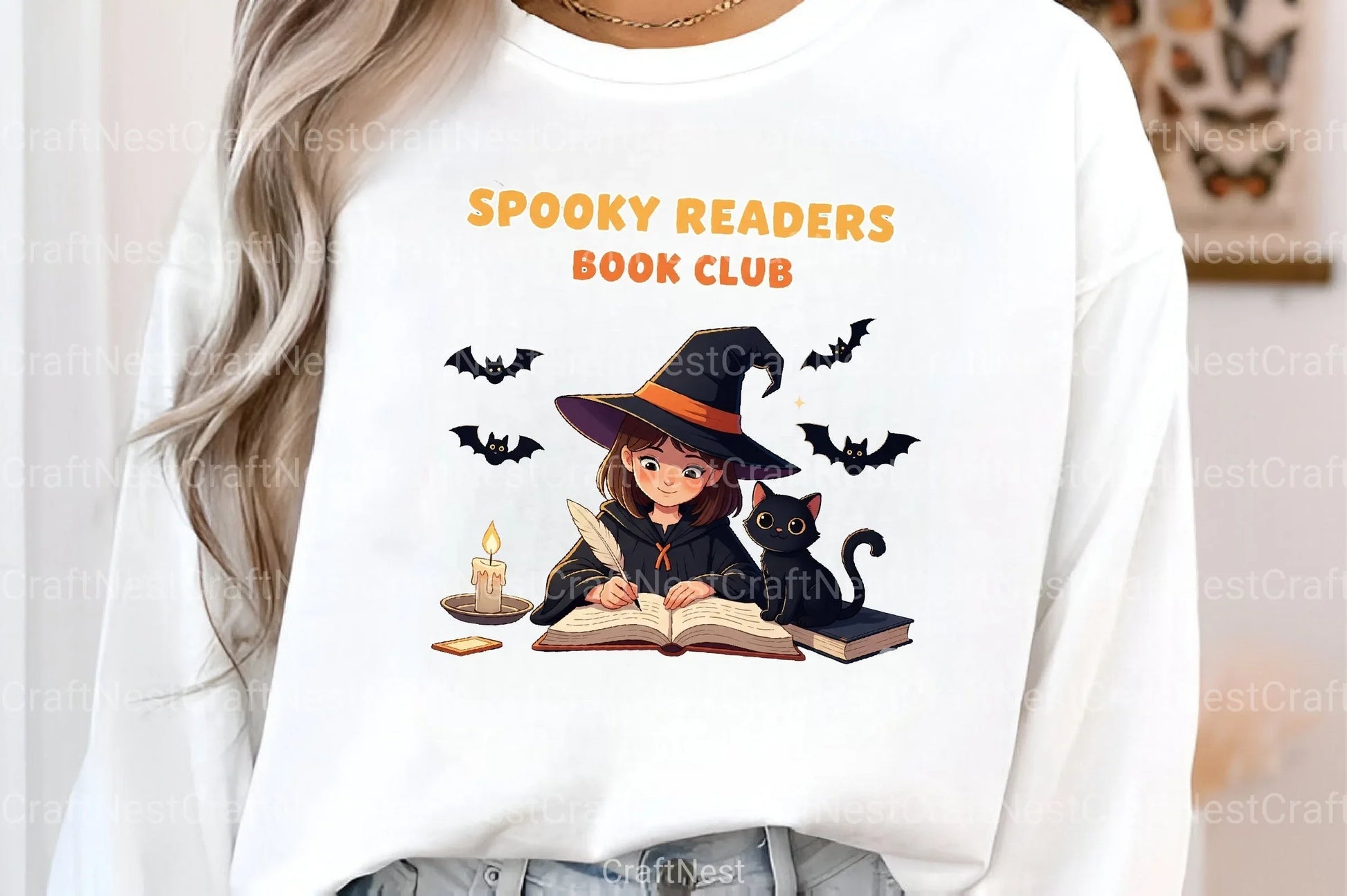 Spooky Book Club Graphic Clipart Bundle - CraftNest - Digital Crafting and Art