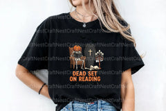 Spooky Bookish Halloween Skeleton Clipart Bundle - CraftNest - Digital Crafting and Art