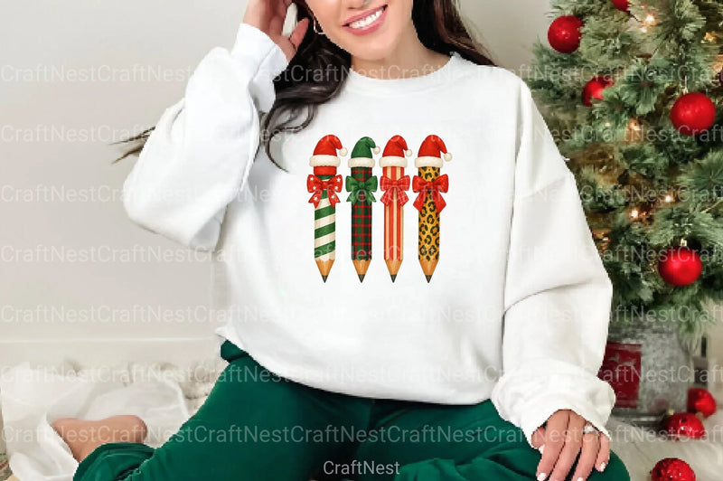 School Christmas Clipart Bundle 2 - CraftNest - Digital Crafting and Art