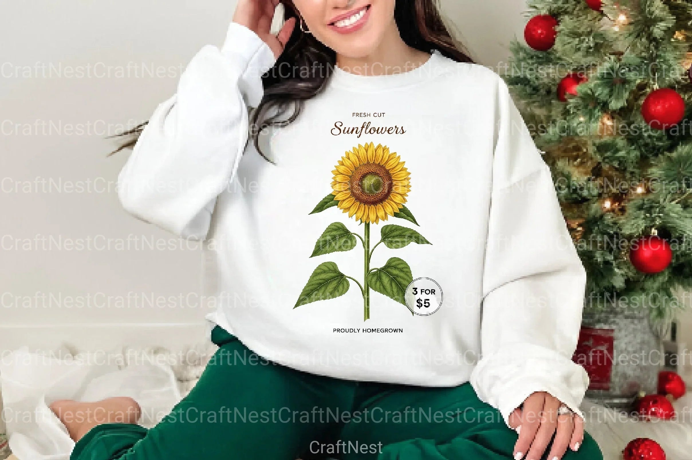 Rustic Fall Farmhouse Sunflower Sign Clipart Bundle