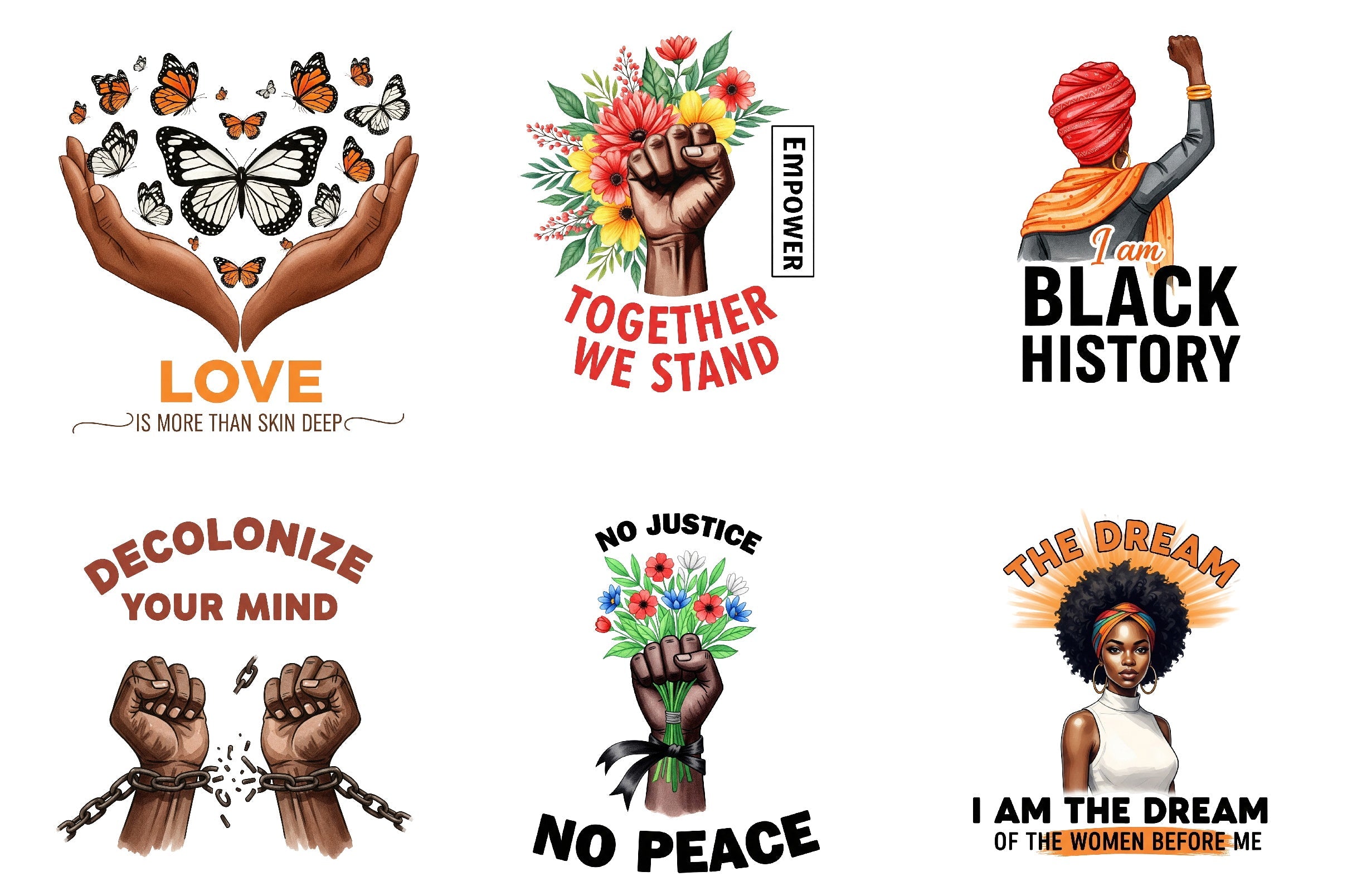 Empowerment & Pride Art Collection Clipart Bundle