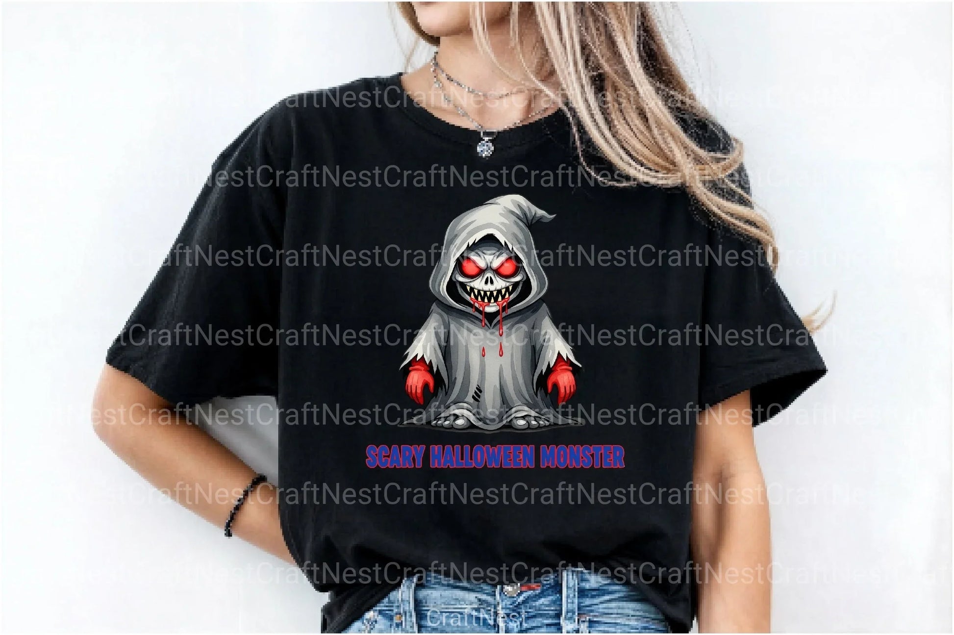 Scary Halloween Monster Clipart Bundle - CraftNest - Digital Crafting and Art