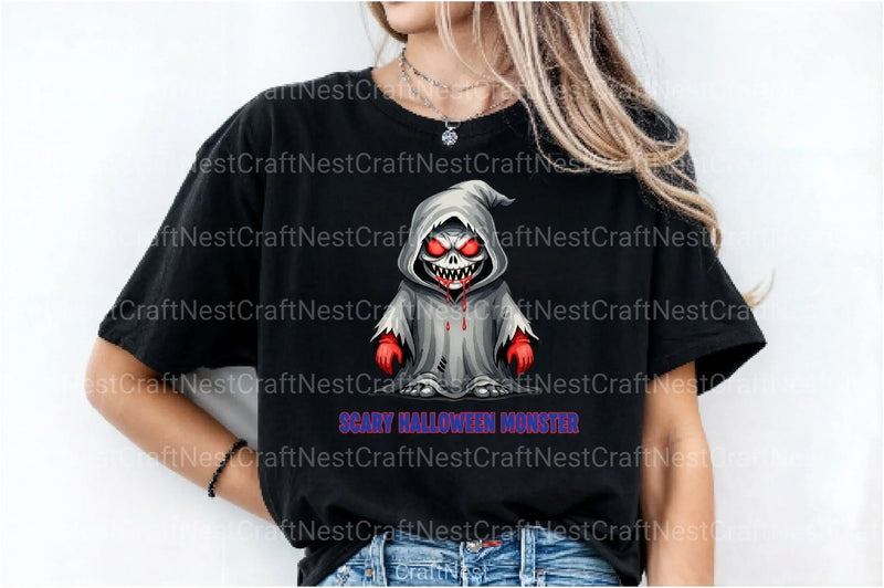 Scary Halloween Monster Clipart Bundle - CraftNest - Digital Crafting and Art