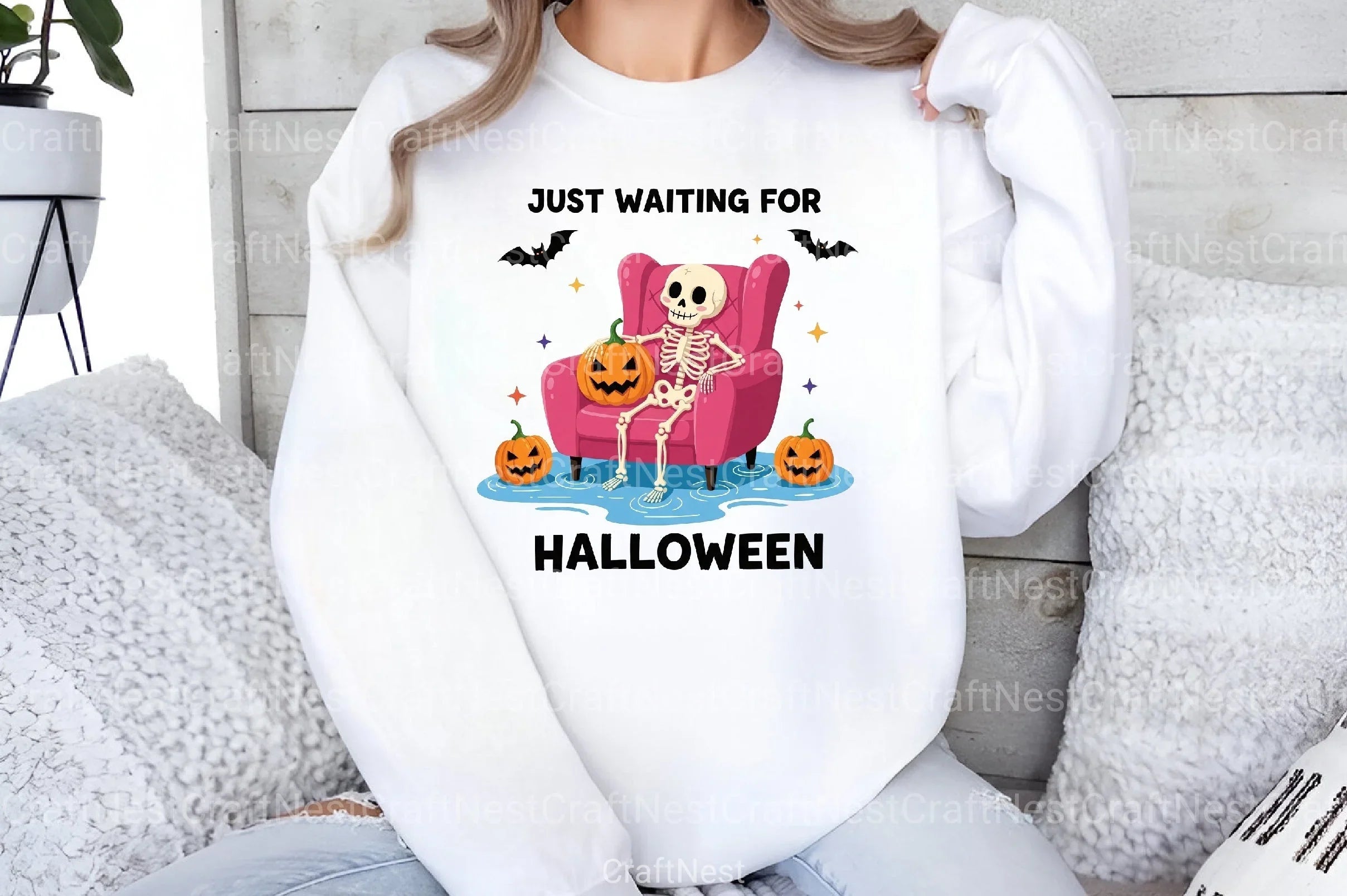 Halloween Skeleton Illustration Sticker Clipart Bundle - CraftNest - Digital Crafting and Art