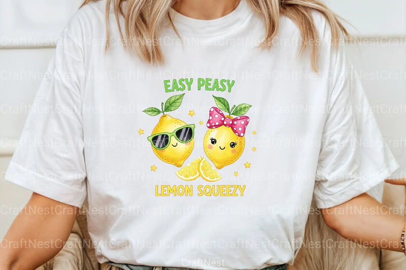 Funny Lemon Clipart Bundle: Positive Main Squeeze Designs - CraftNest - Digital Crafting and Art