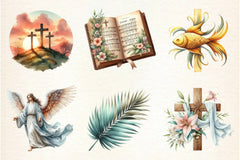 Christian Easter Clipart Bundle - CraftNest - Digital Crafting and Art