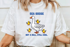 Blocky Style Funny Summer Goose Clipart Bundle 9 - CraftNest - Digital Crafting and Art