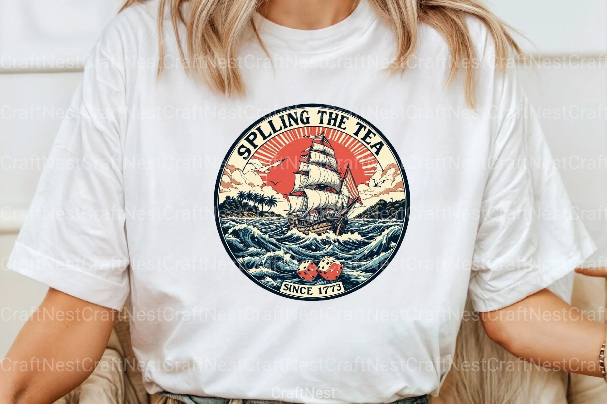 Spilling The Tea Since 1773: 4th of July Clipart Bundle - CraftNest - Digital Crafting and Art