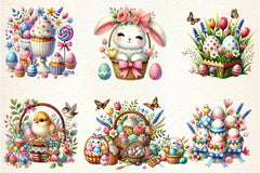Easter Coquetter Clipart Bundle - CraftNest - Digital Crafting and Art