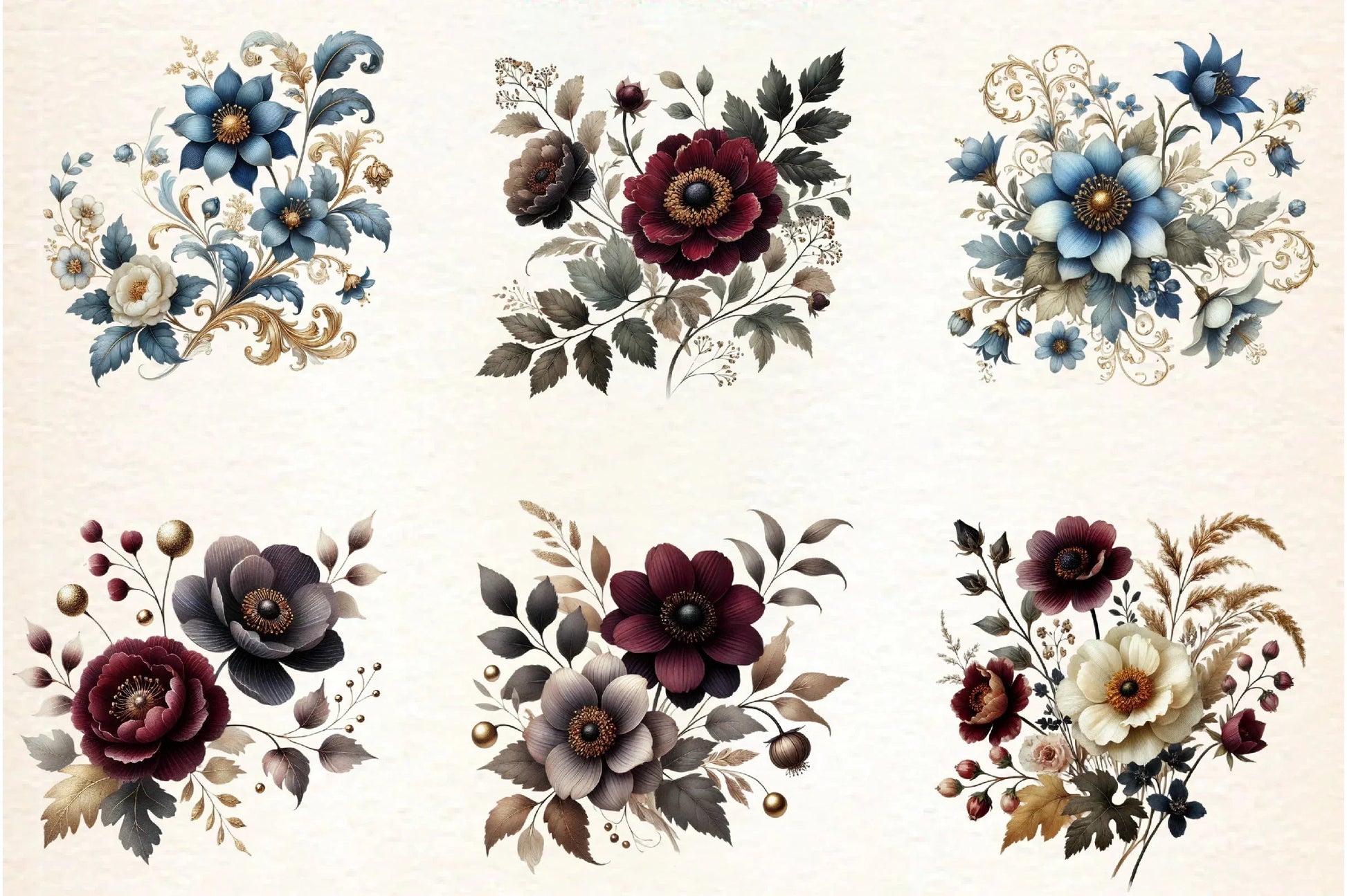 Flower Clipart Bundle - CraftNest - Digital Crafting and Art