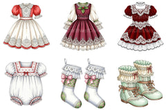 Christmas Baby Clothes Clipart Bundle - CraftNest - Digital Crafting and Art