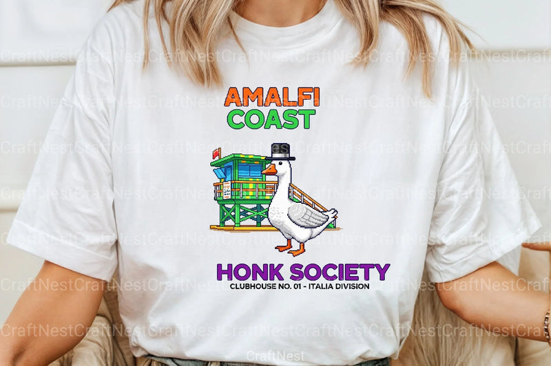 Blocky Style Funny Summer Goose Clipart Bundle 19 - CraftNest - Digital Crafting and Art