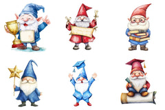 Graduation Cute Gnome Clipart Bundle - CraftNest - Digital Crafting and Art