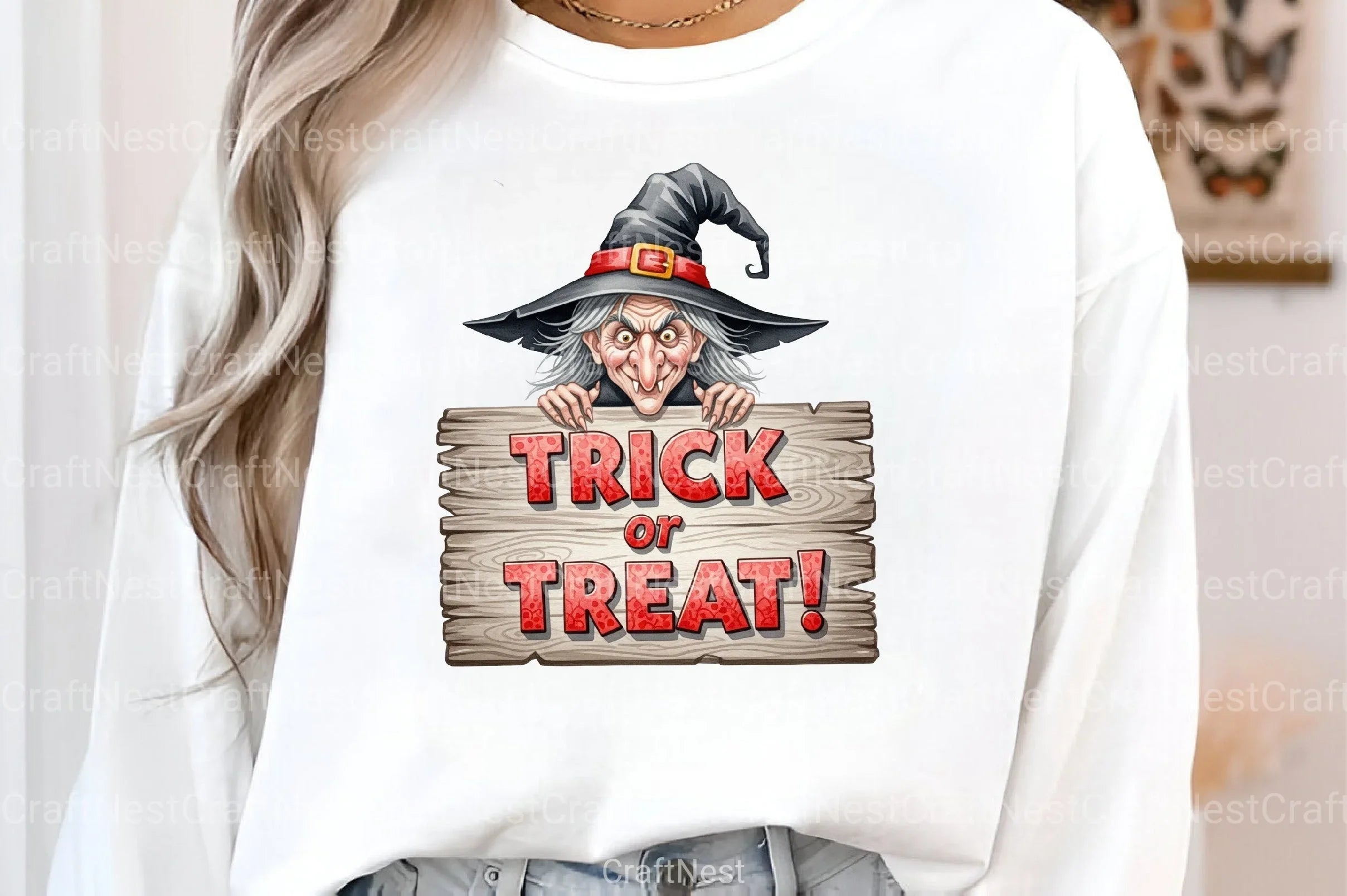 Witch Trick or Treat Clipart Bundle - CraftNest - Digital Crafting and Art