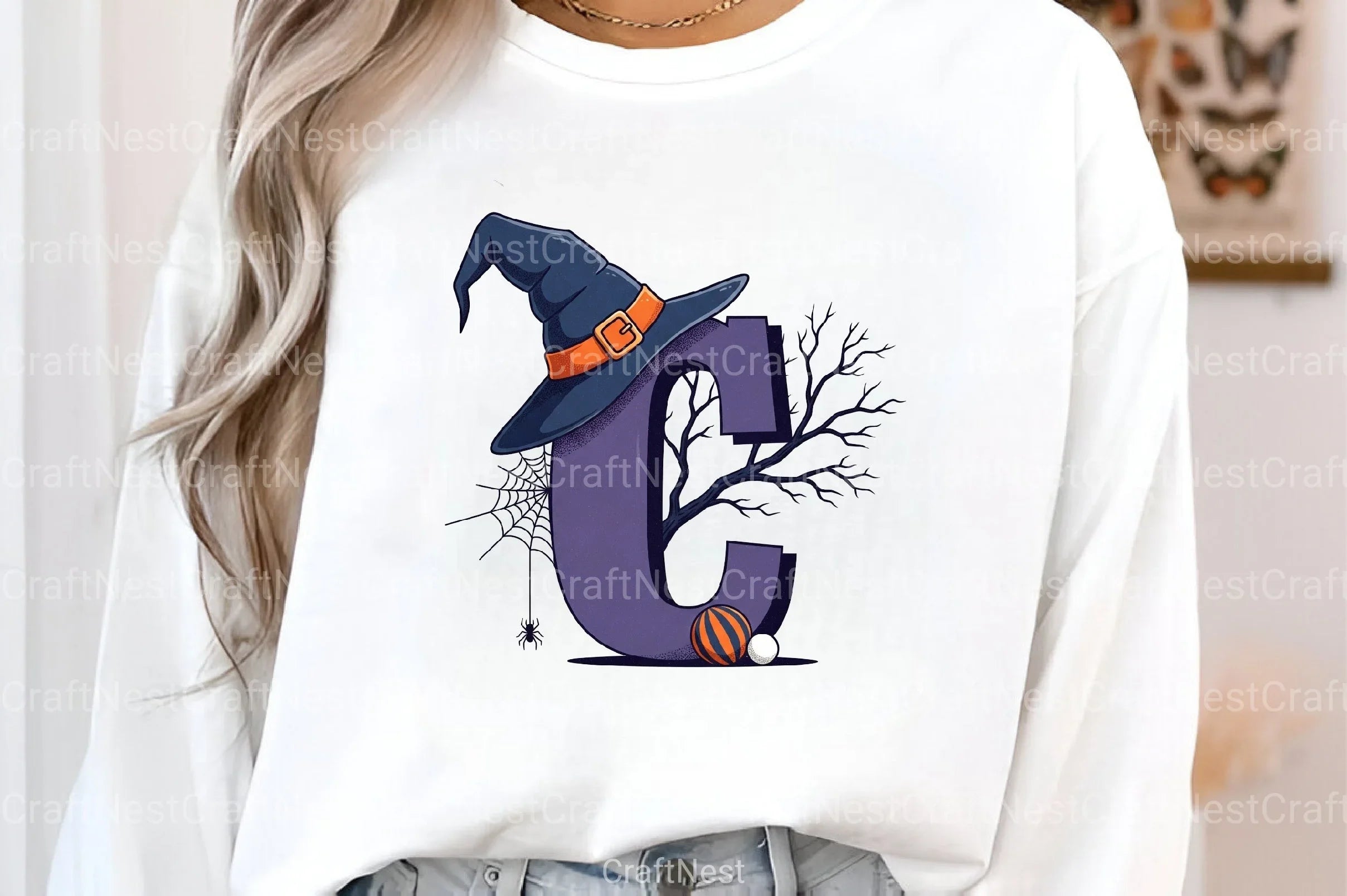 Halloween Alphabet Clipart Bundle 8 - CraftNest - Digital Crafting and Art