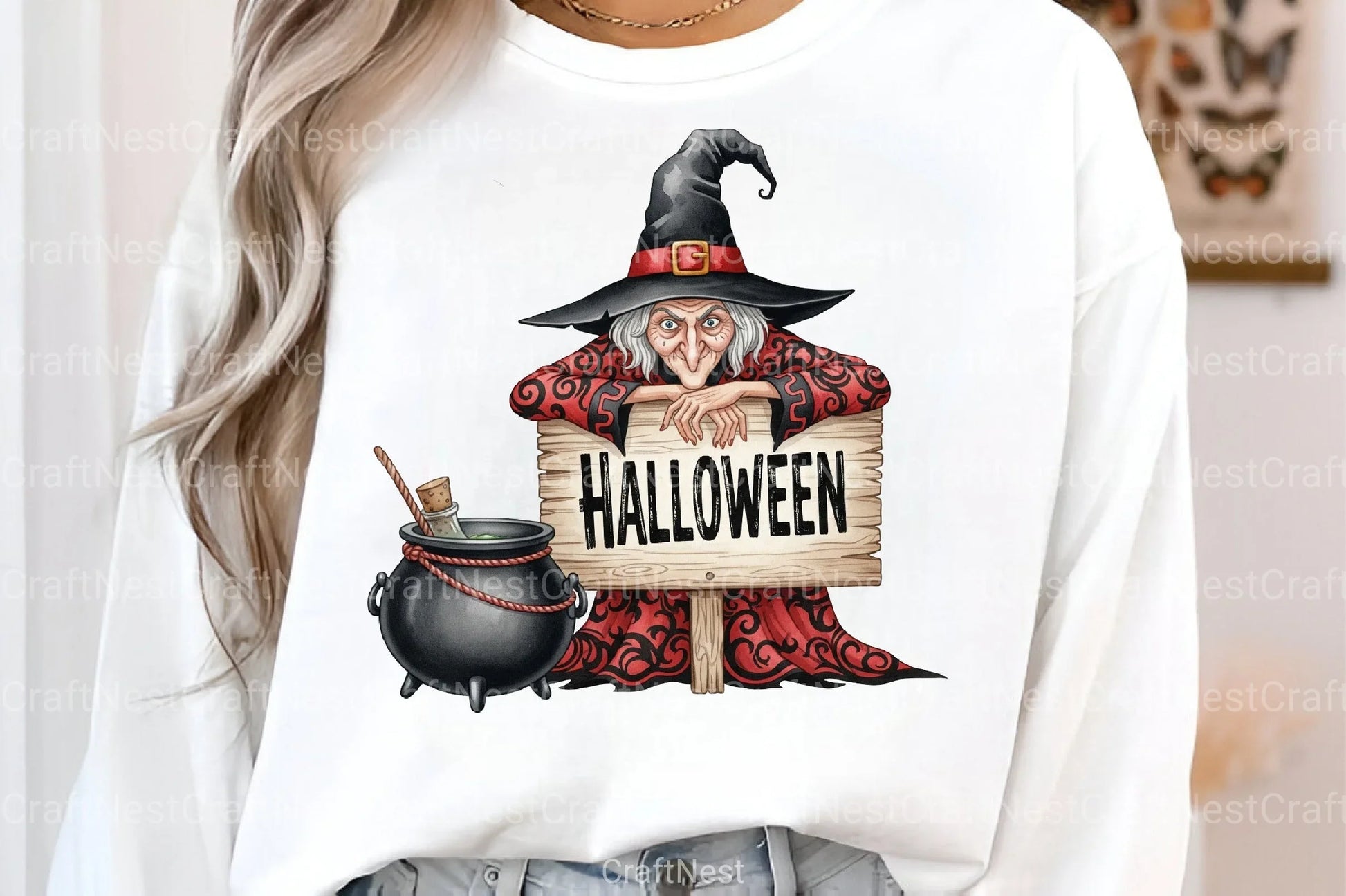 Halloween Cauldron Witch Clipart Bundle - CraftNest - Digital Crafting and Art