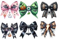 Halloween Bow Clipart Bundle 45 - CraftNest - Digital Crafting and Art