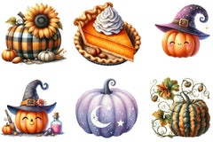 Pumpkin Halloween Clipart Bundle - CraftNest - Digital Crafting and Art