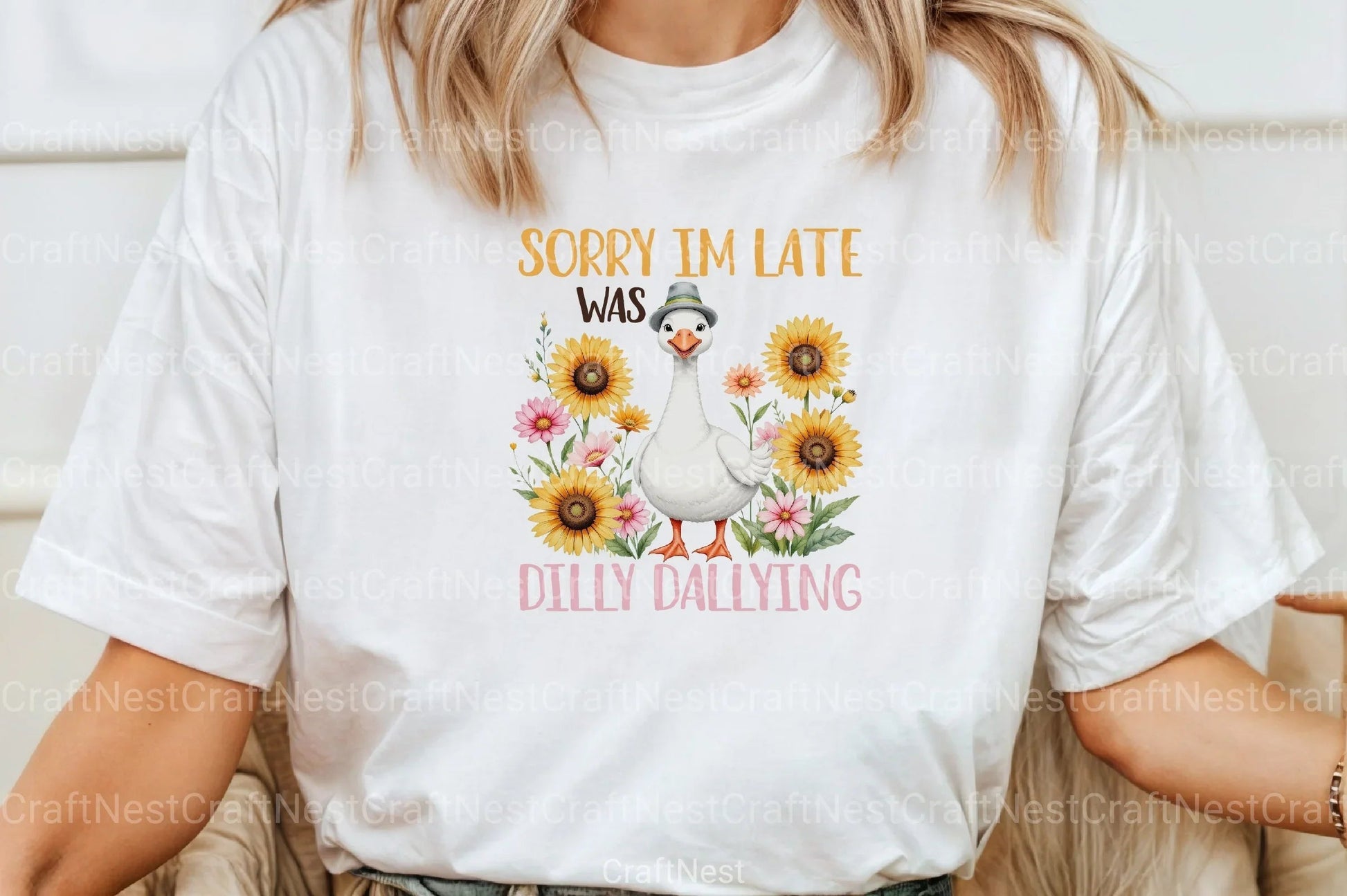 Funny Goose Sassy Boho Floral Clipart Bundle - CraftNest - Digital Crafting and Art