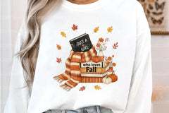 Just a Girl Who Loves Fall: Bookish Clipart Bundle - CraftNest - Digital Crafting and Art