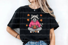 Raccoon Football Shirt Design & Fall Clipart Bundle - CraftNest - Digital Crafting and Art