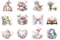 Whimsical Mother's Day Art Clipart Bundle - CraftNest - Digital Crafting and Art