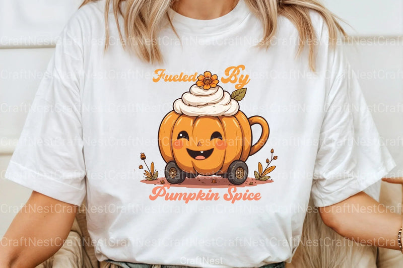 Fueled By Pumpkin Spice Digital Clipart Bundle - CraftNest - Digital Crafting and Art