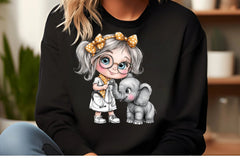Veterinarian Girl Clipart Bundle - CraftNest - Digital Crafting and Art