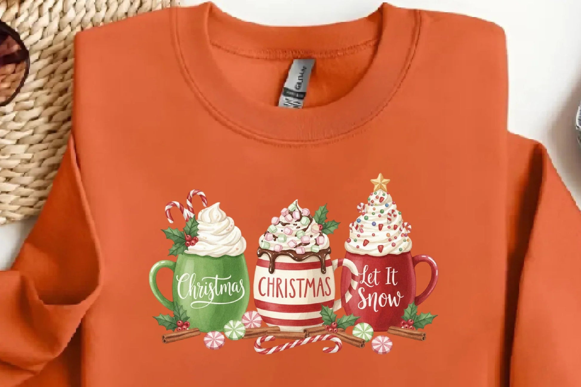 Let It Snow Christmas Coffee Clipart Bundle - CraftNest - Digital Crafting and Art
