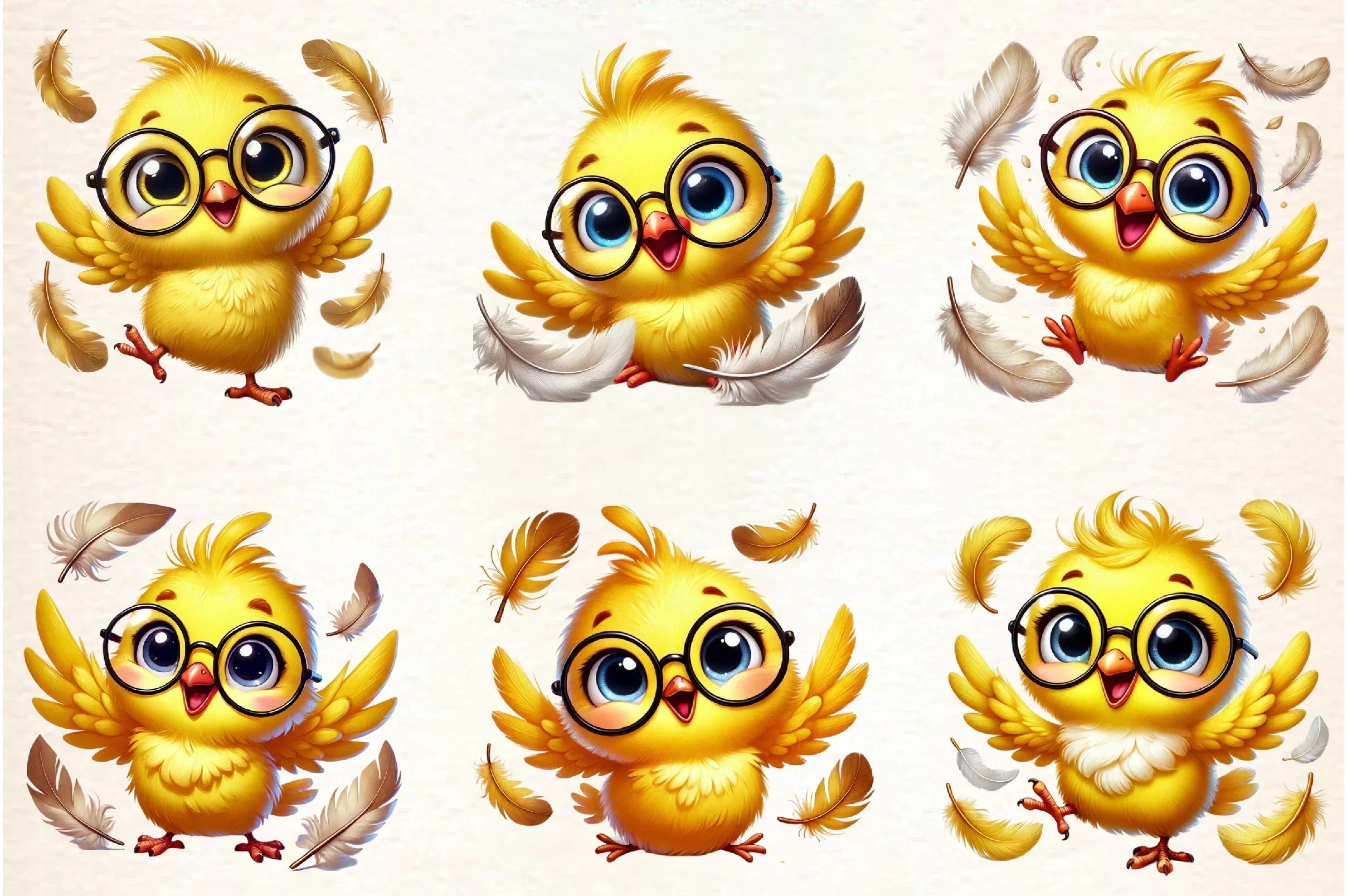 Funny Birds Clipart Bundle - CraftNest - Digital Crafting and Art