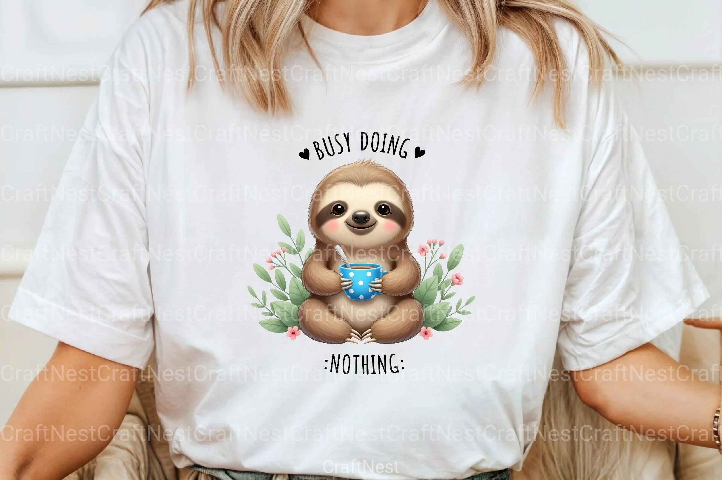 Funny Sloth Quotes Clipart Bundle 77 - CraftNest - Digital Crafting and Art