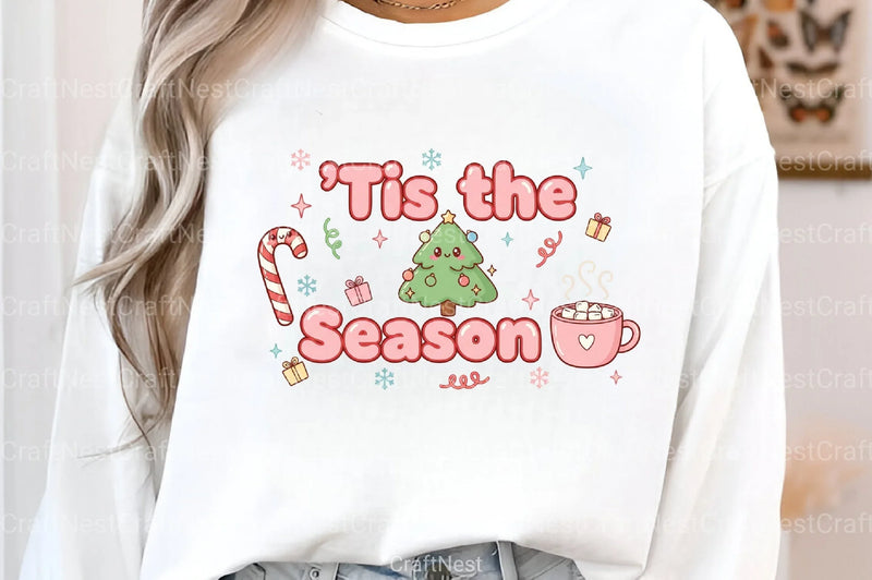 Santa Baby Pinup Pink Christmas Clipart Bundle - CraftNest - Digital Crafting and Art