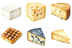 Cheese Clipart Bundle - CraftNest - Digital Crafting and Art