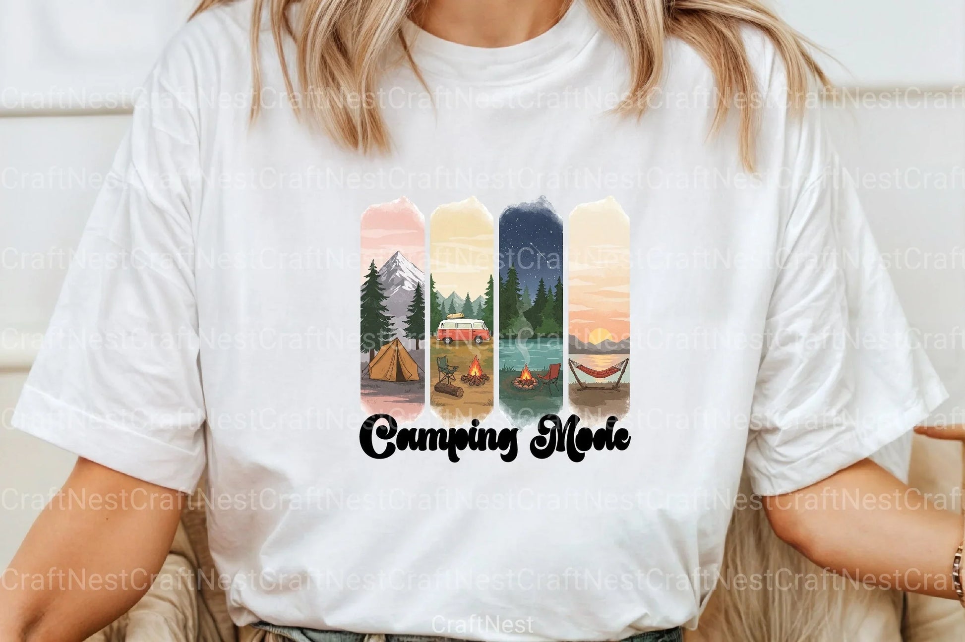 Camping Brushstroke Clipart Bundle 2 - CraftNest - Digital Crafting and Art