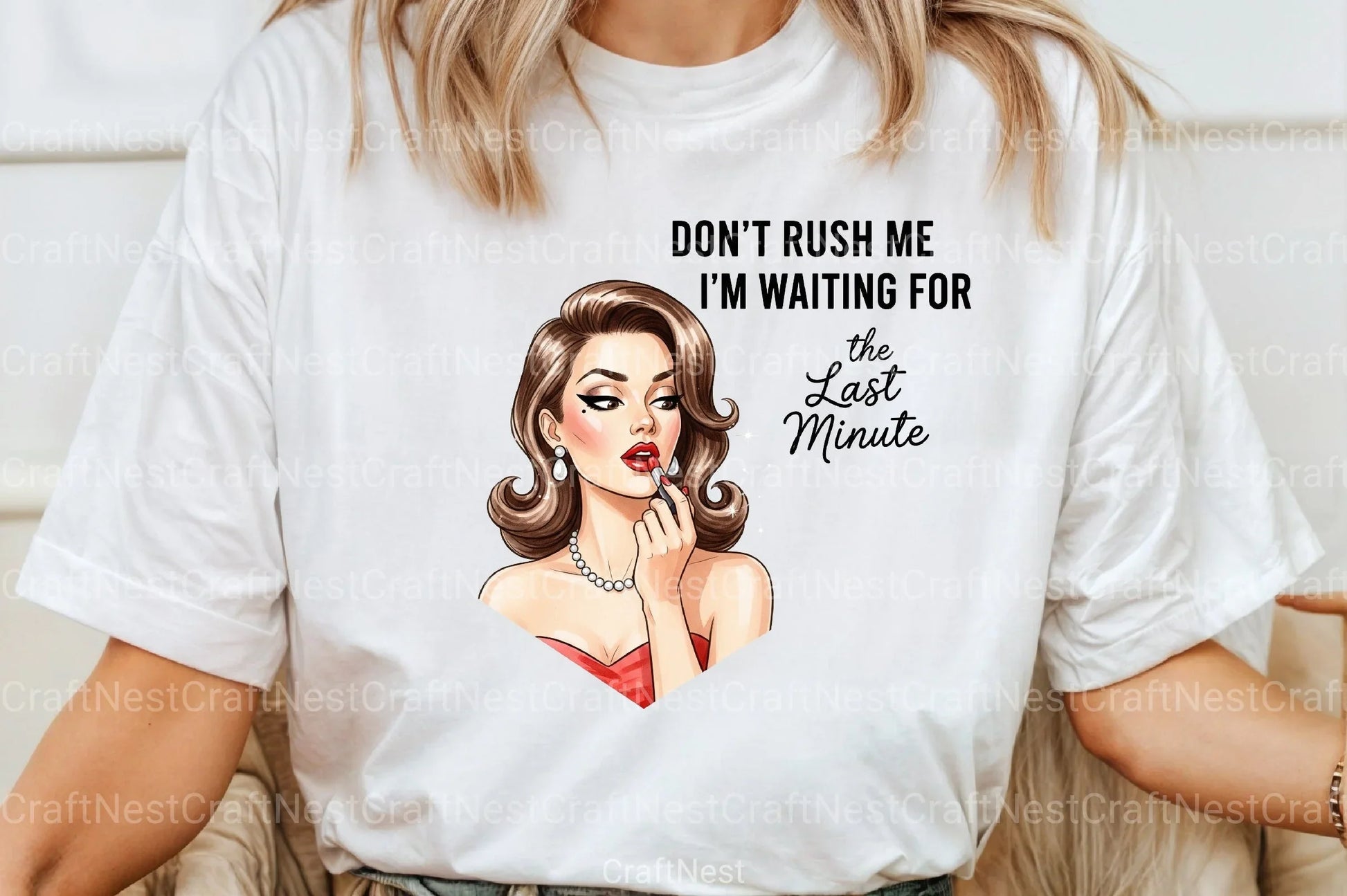 Sarcastic Funny Girl Can't Adult Today Clipart Bundle 18 - CraftNest - Digital Crafting and Art