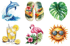 Summer Clipart Bundle - CraftNest - Digital Crafting and Art