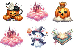 Dreamy Cute Halloween Clipart Bundle - CraftNest - Digital Crafting and Art
