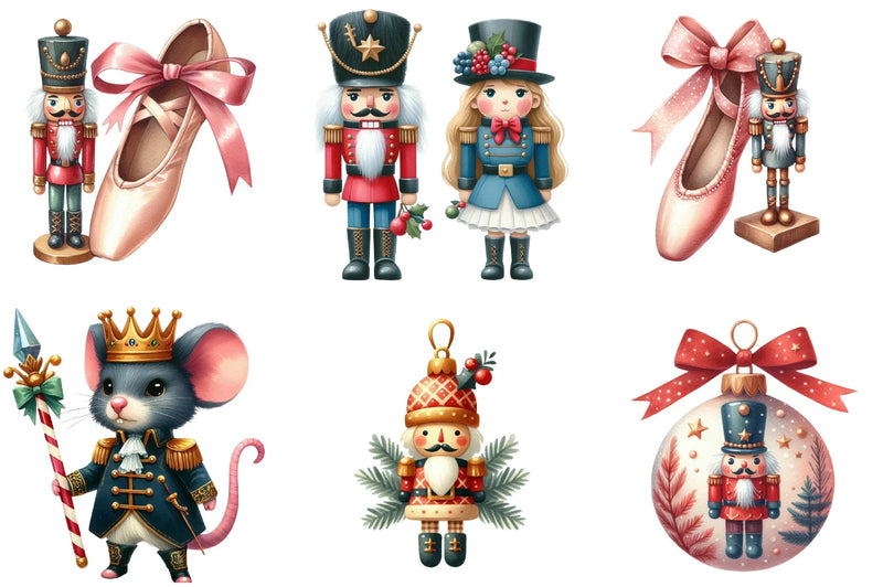 Christmas Nutcracker Clipart Bundle - CraftNest - Digital Crafting and Art