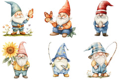 Summer Gnome Clipart Bundle - CraftNest - Digital Crafting and Art