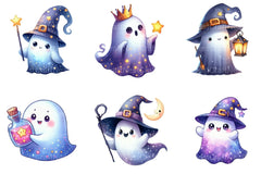 Halloween Ghost Clipart Bundle 33 - CraftNest - Digital Crafting and Art