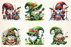 Funny Spring Gnome Clipart Bundle - CraftNest - Digital Crafting and Art