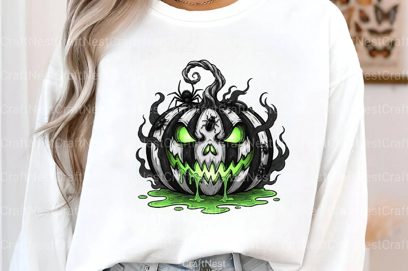 Spooky Pumpkin Halloween Clipart Bundle - CraftNest - Digital Crafting and Art