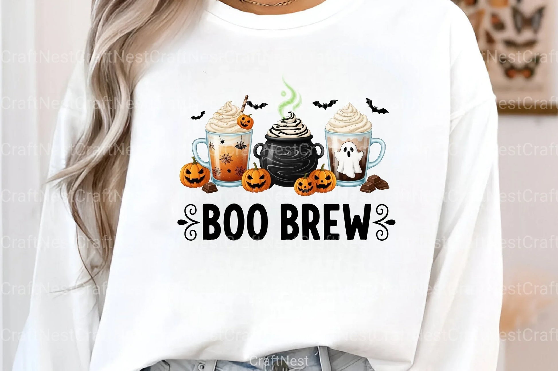 Halloween Coffee Boo Brew Clipart Bundle - CraftNest - Digital Crafting and Art