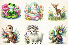 Spring Animals Clipart Bundle - CraftNest - Digital Crafting and Art